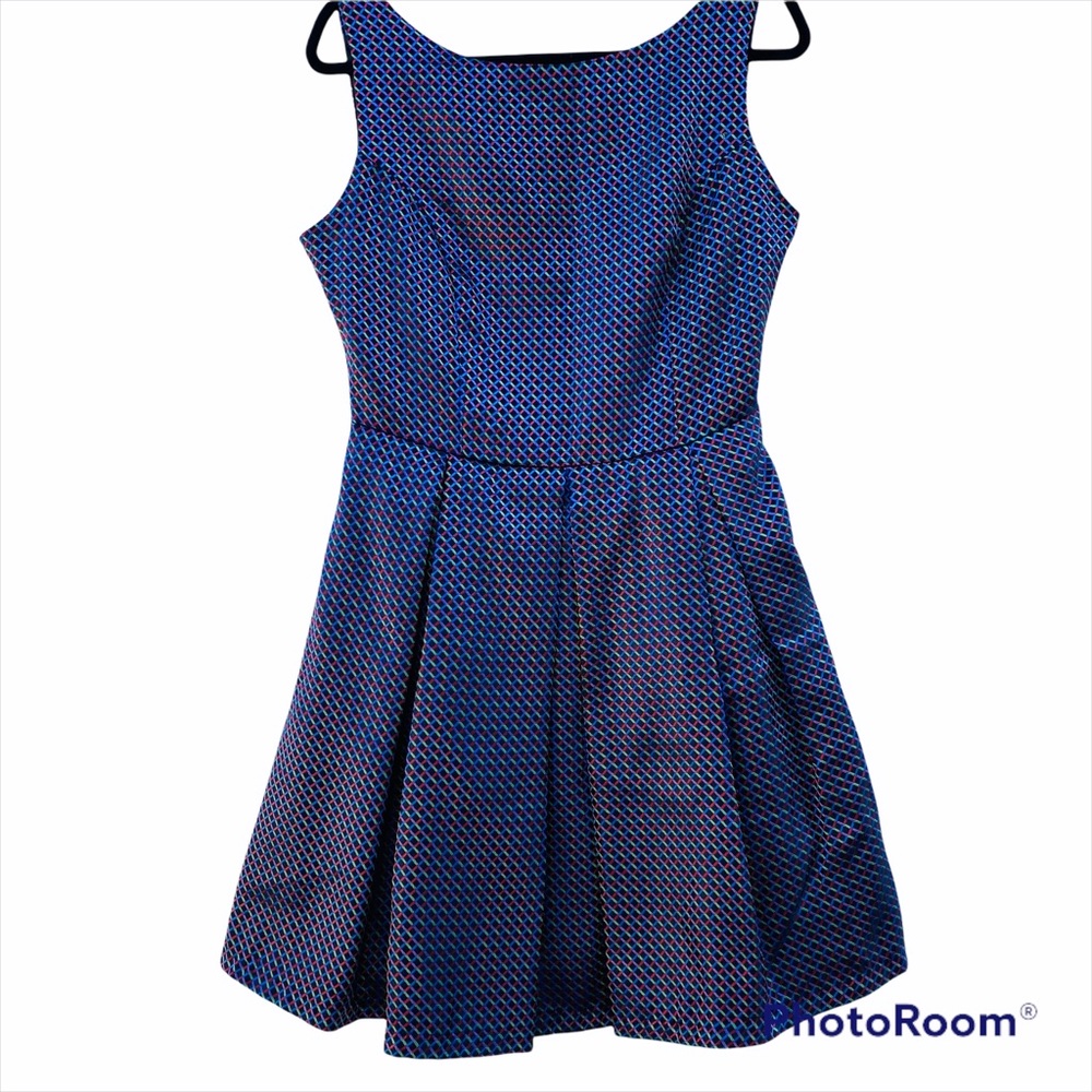 ModCloth Louche Fit Flare Sleeveless Bow Back Midi Dress
